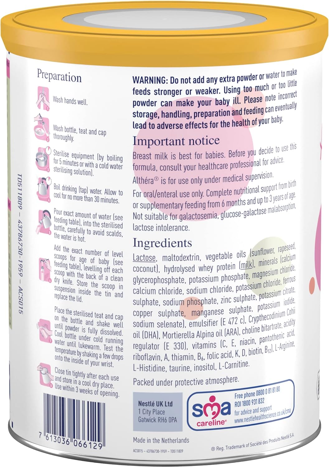 SMA Nutrition Althéra - Image 2